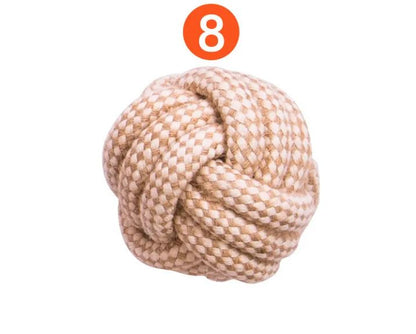 Cotton Hemp Dog Toy Set