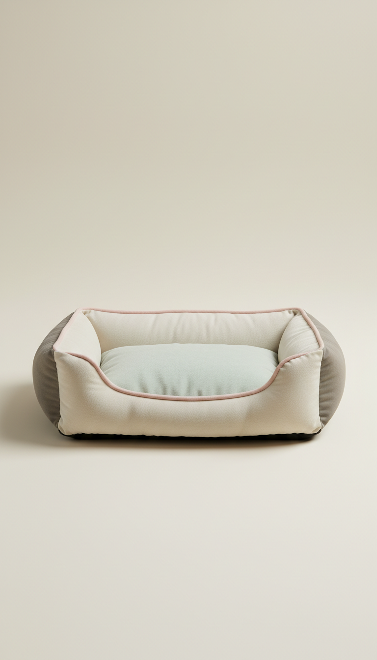 Compact orthopedic dog bed